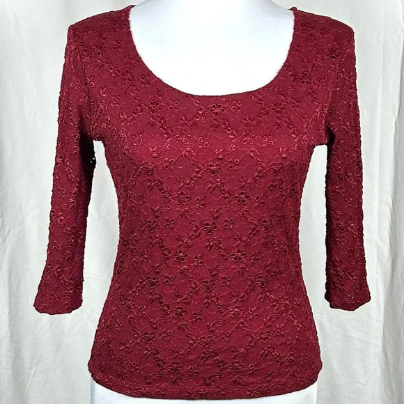 Vintage M Studio Lace Top - Picture 1 of 6